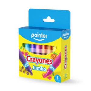 Caja De Crayolas Gruesas, 12 colores