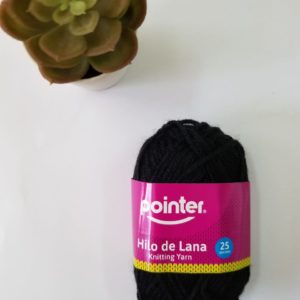 Hilo de lana Negro