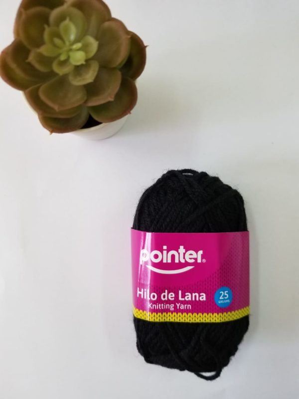 Hilo de lana Negro